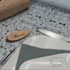 Marque-Place Tranche de bois ovale - Precious - Gravure Naturelle