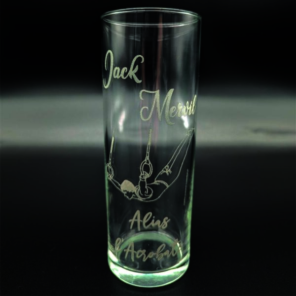 Verre Tube Gravé 30cl