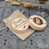 Ouvre bouteille bois personnalisé pour cadeau invité mariage baptême communion