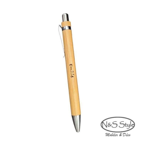 Stylo bois personnalisé cadeau incontournable original – Image 2