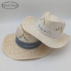 Chapeau de paille personnalisé pour vos fêtes, votre mariage, en cadeau d'invité ou evjf, evg