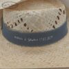 Chapeau de paille personnalisé pour vos fêtes, votre mariage, en cadeau d'invité ou evjf, evg – Image 3