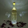Bouteille en verre personnalisée pour menu ou autres messages
