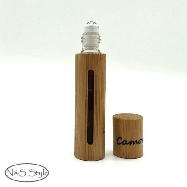 Roll-on applicateur de parfum huile essentielle en bois personnalisé – Image 2