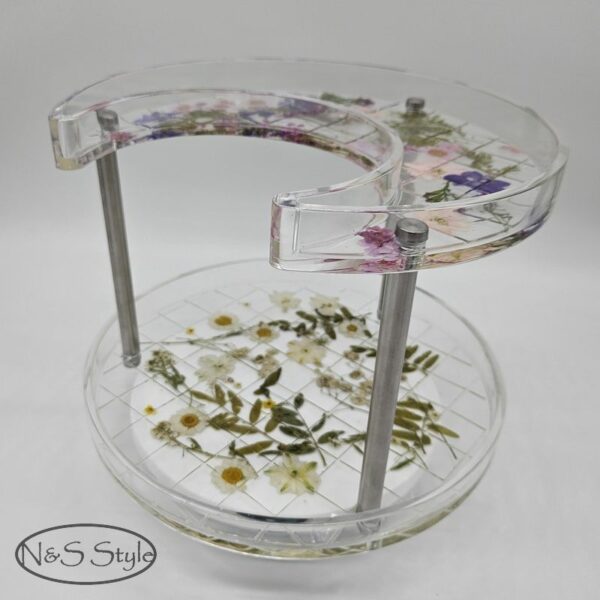 vide poche décoration résine epoxy fleurs séchées cadeau déco