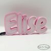 Lettre 3D lumineuse prénom mot ou phrase