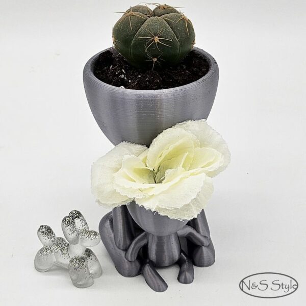 Cadeau mariage invités pot de fleur cactus 3D – Image 5