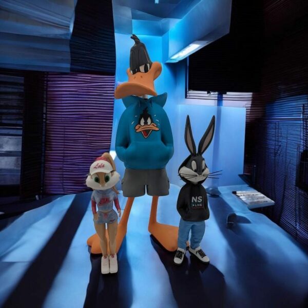 service d impression 3D looney touns figurine statue décoration
